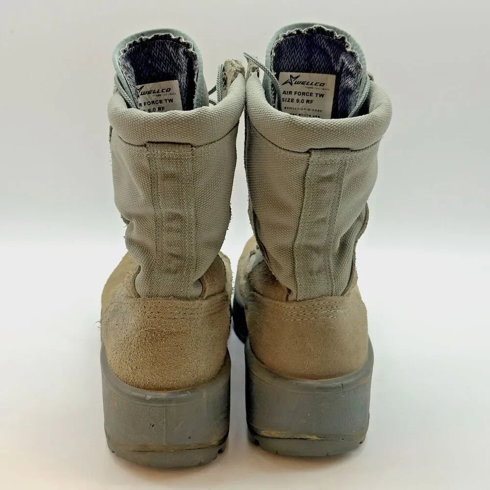 Wellco Air Force TW Sage Green Combat Boot Men's 9 RF Gore-Tex Vibram 3129129